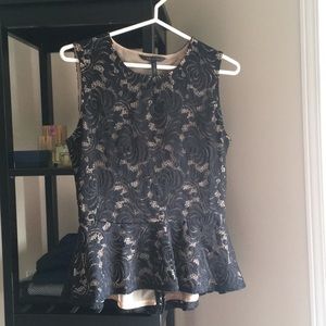 Bcbg Peplum top nwot
